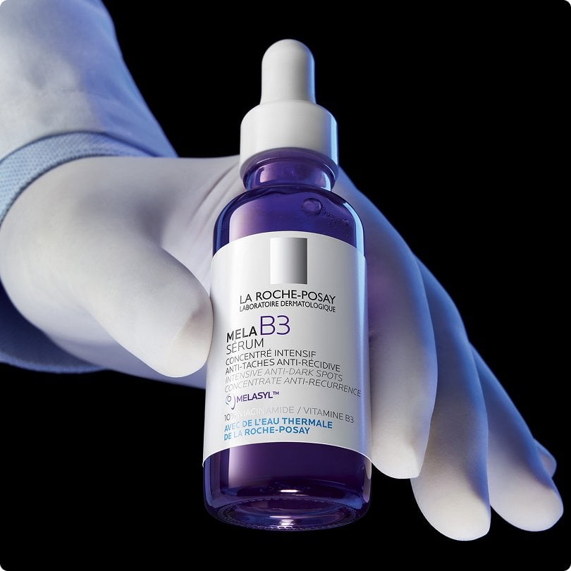 2025 la roche posay brand mela b3 serum purple