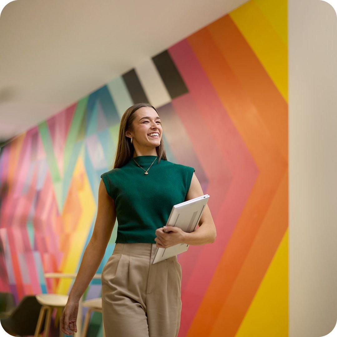 Diversity Equity  Inclusion  Woman in office in business attire  KV