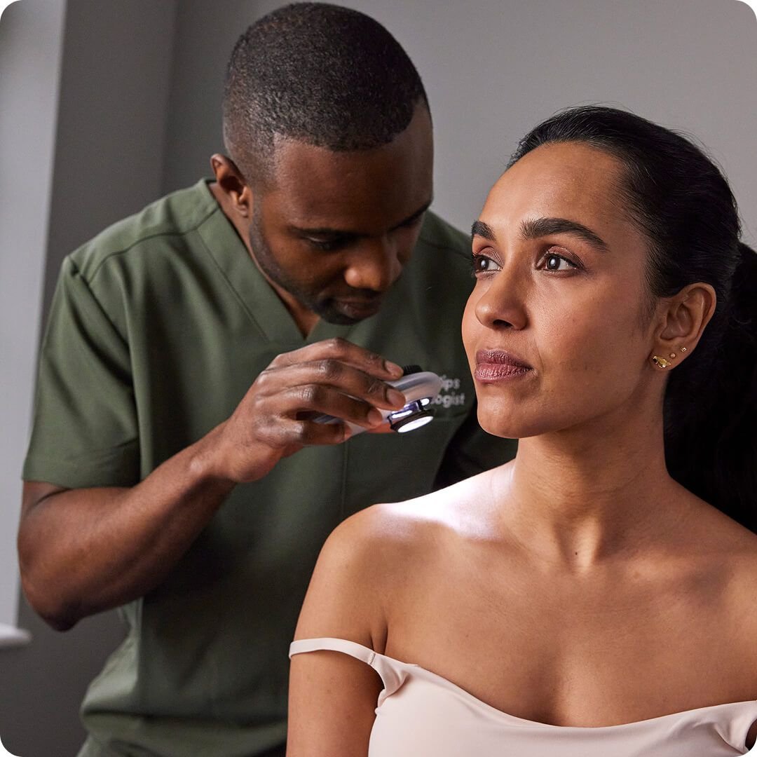 2026 dermatological beauty division woman treated on her skin by doctor