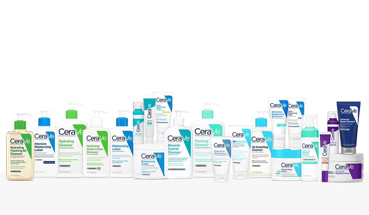 2025 Cerave luxe brand skin care whole range banner
