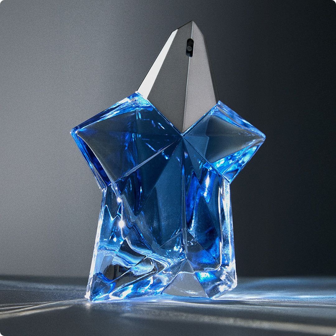 2026 loreal luxe brand mugler blue diamond star perfume bottle
