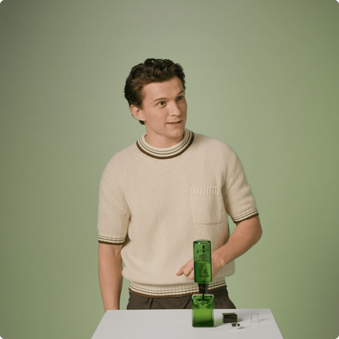 2025 prada luxe brand men in beige shirt