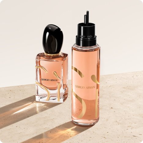 2026 loreal luxe brand armani perfume transparent bottle with black cap