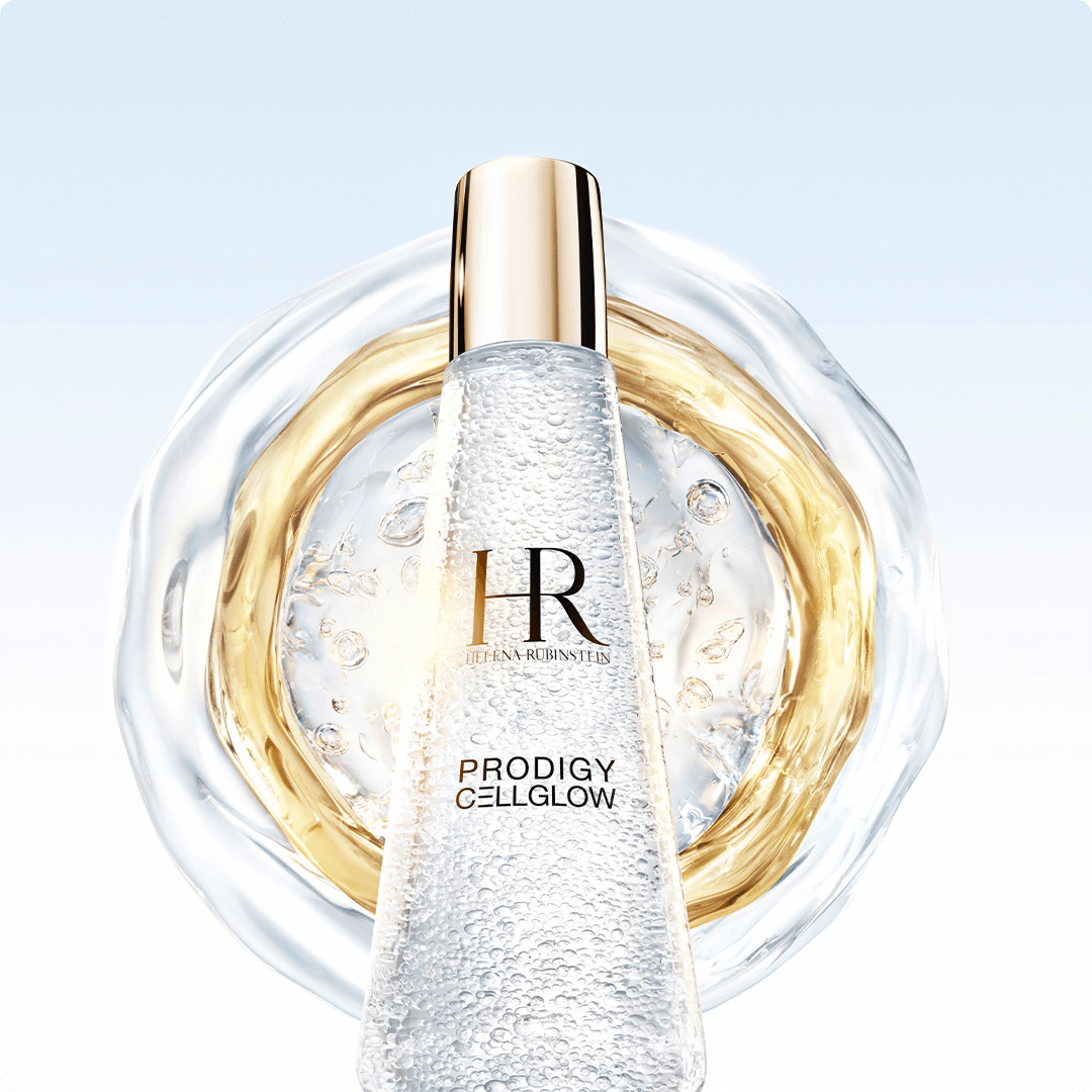 2025 loreal luxe helena rubinstein brand prodigy cellglow transparent tube golden cap