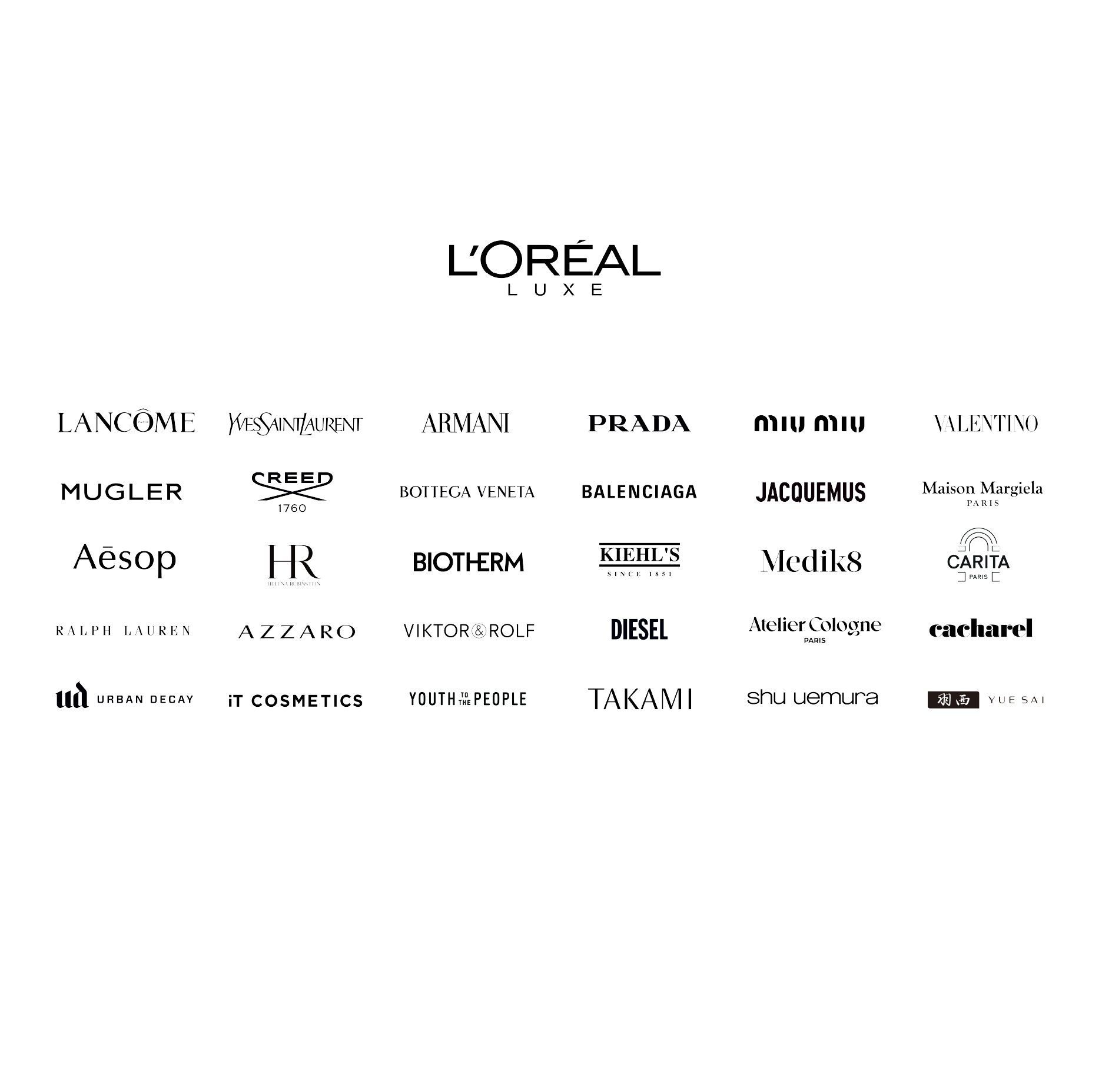 Loreal dot com Luxe logosmobileV3