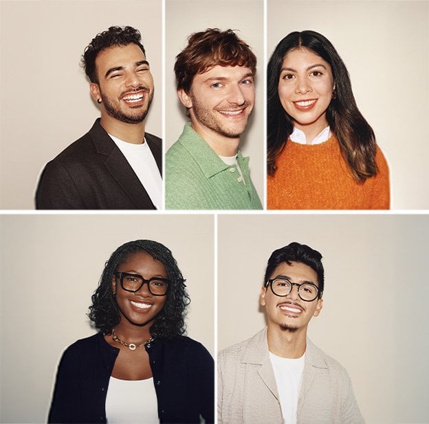 Life is too Short HR Campaign - Hero Banner with 5 Candidates Male & Female