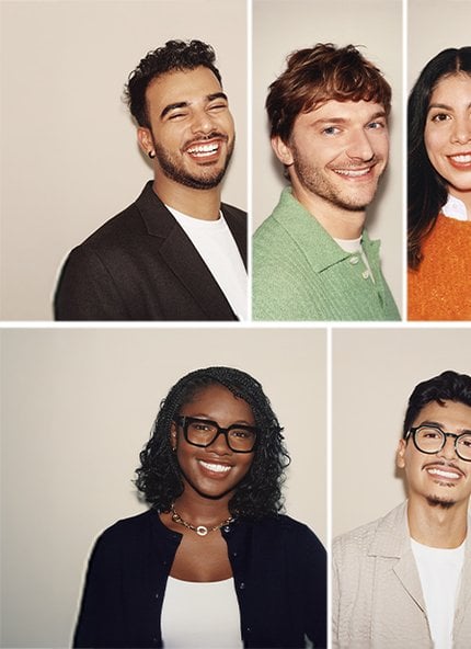 Life is too Short HR Campaign - Hero Banner with 5 Candidates Male & Female