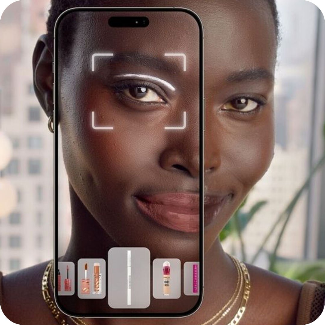 ANZ Maybelline Black Women Model virtual tryon