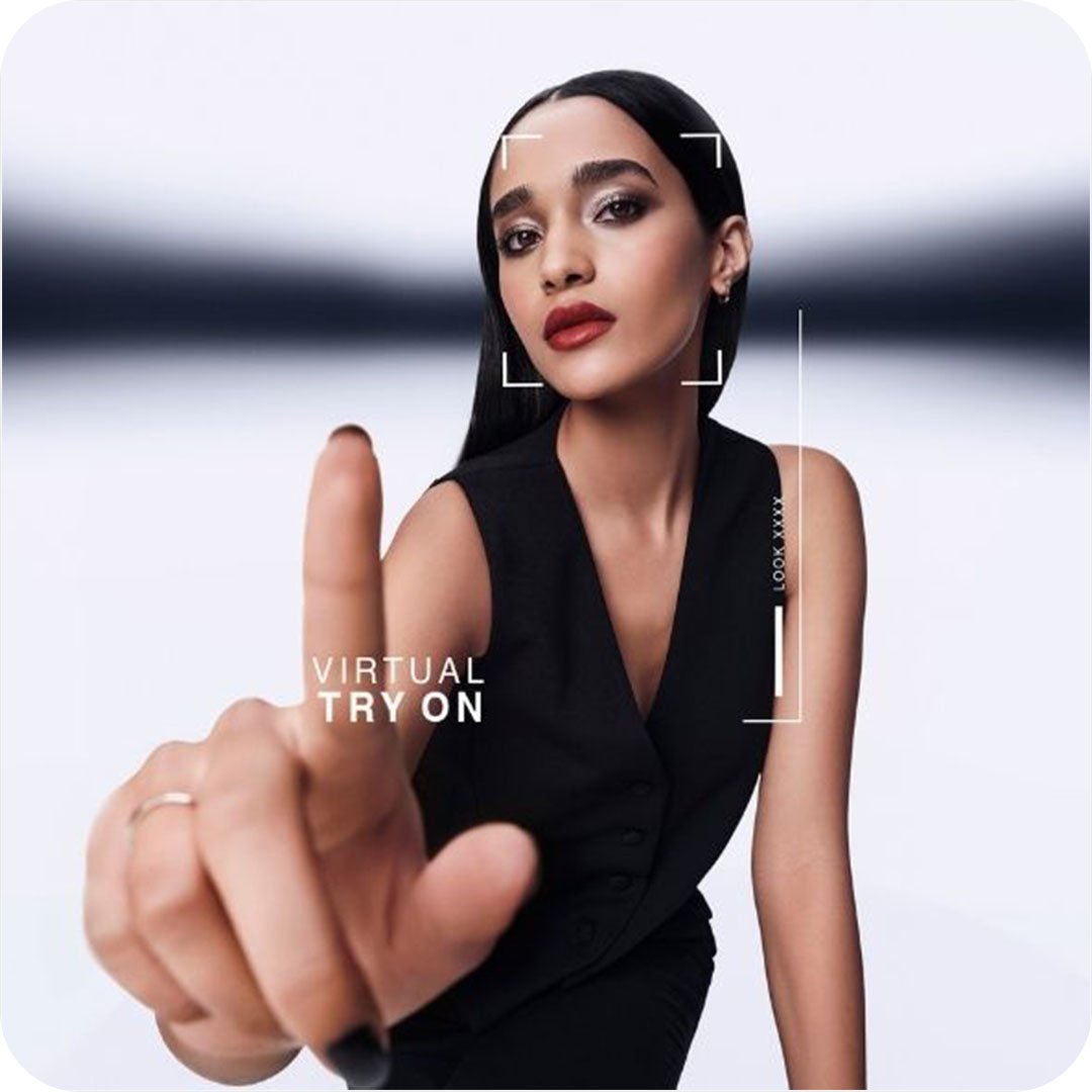 ANZ YSL Black Women Model virtual tryon