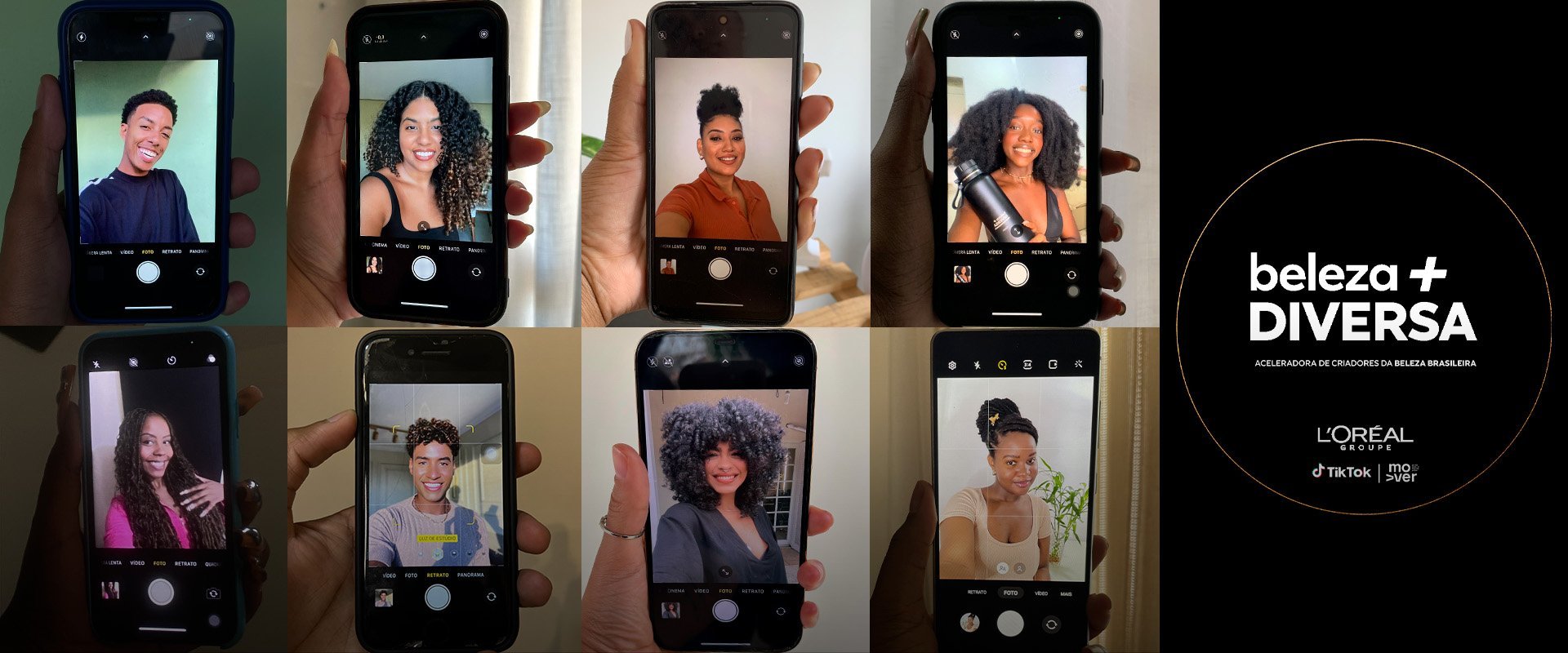 banner beleza mais diversa loreal tiktok