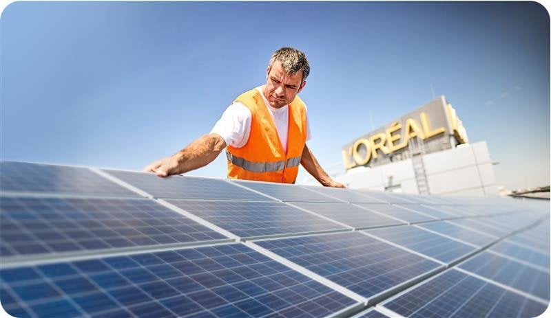 Solarzellen abgerundete Ecken
