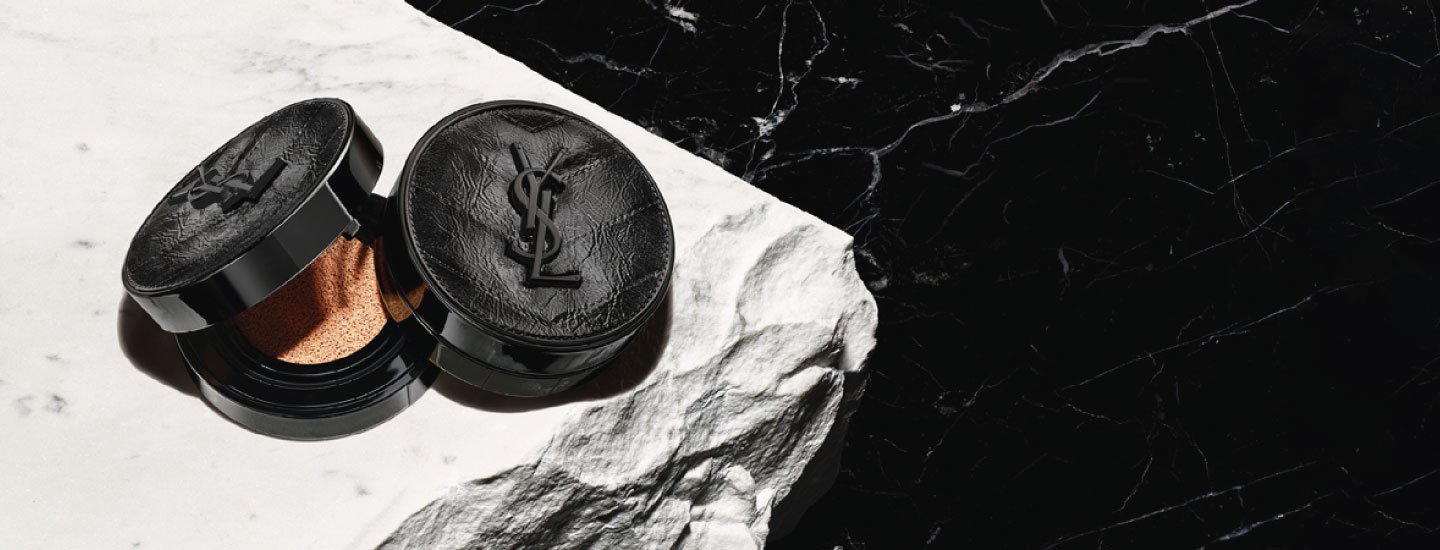 ysl le cushion encre de peau over noir