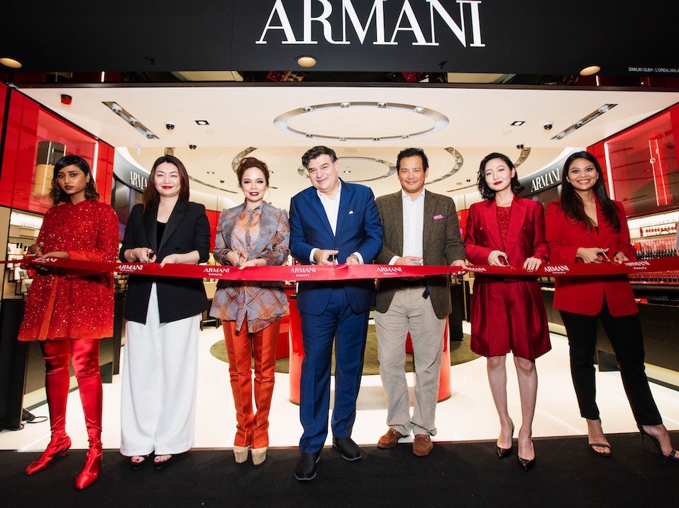 Celebrating The Opening Of The First Armani Beauty Boutique In Malaysia