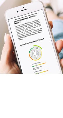 Mobile Product Impact Labeling Card