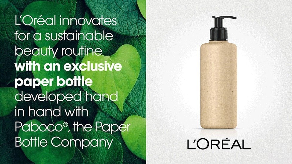 the paper bottle sustainable packaging