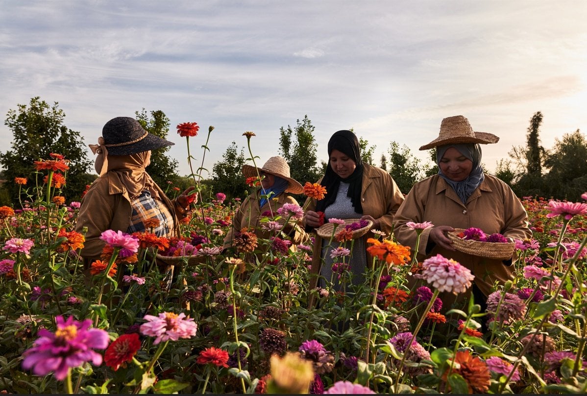 Women Flowers Garden