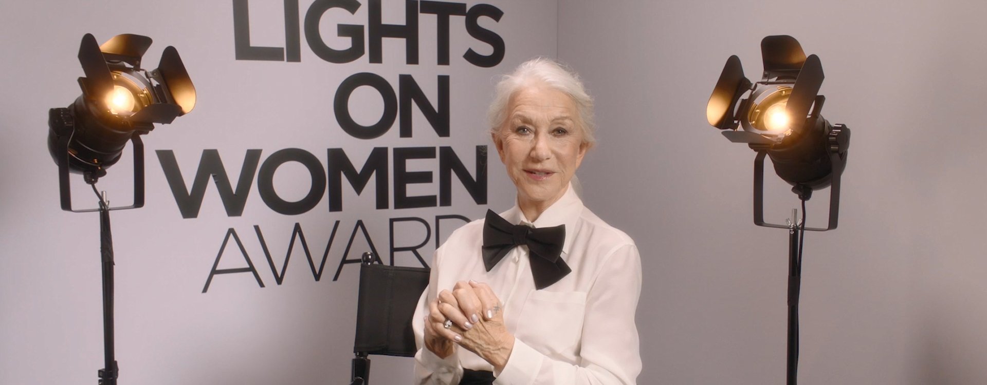 Helen Mirren Lights On Women Award